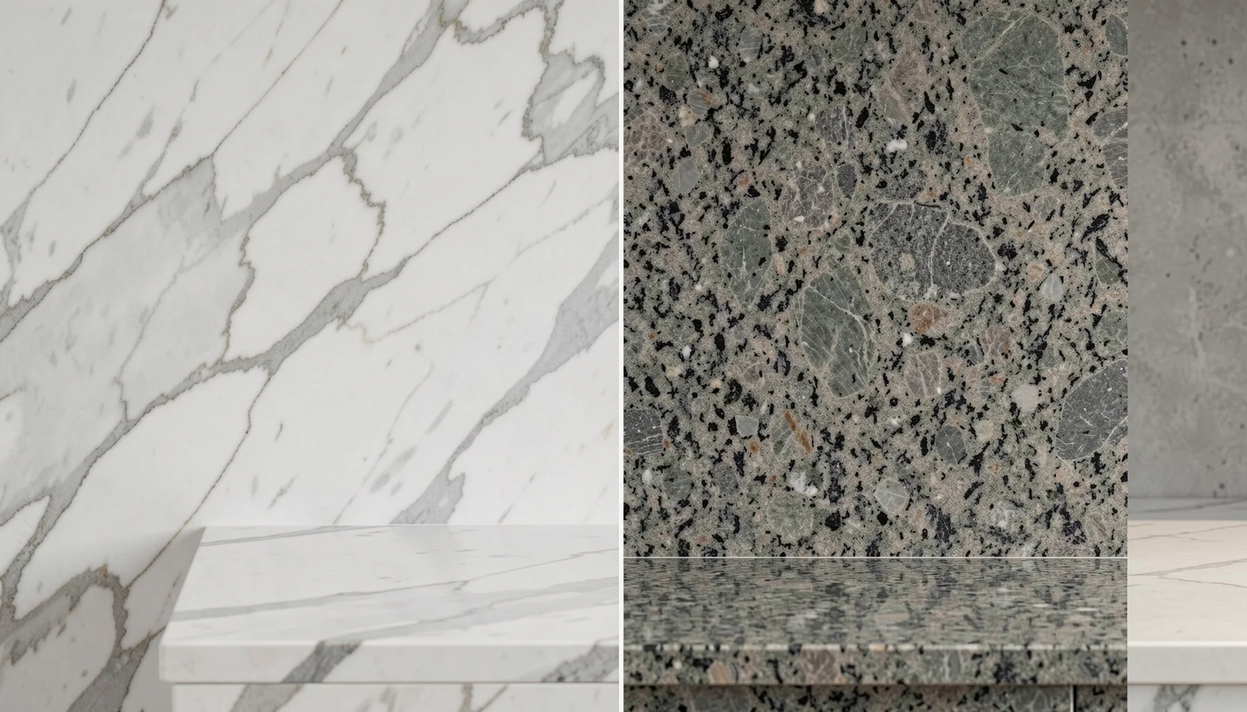 Đá marble có bền không? Cách bảo quản luôn sáng bóng - Marble khác granite và quartz ở điểm nào?