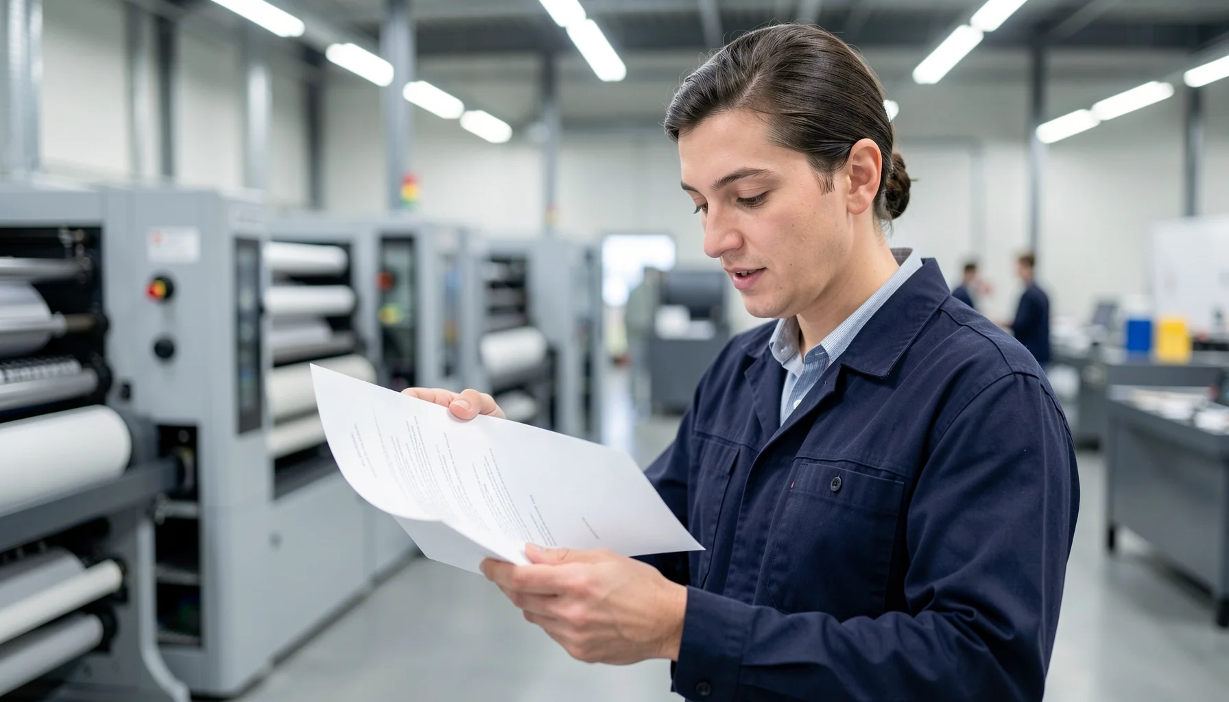 Quy trình in túi giấy chuẩn xuất khẩu: Lưu ý về giấy và mực - Các bước đặt in và kiểm soát sản xuất