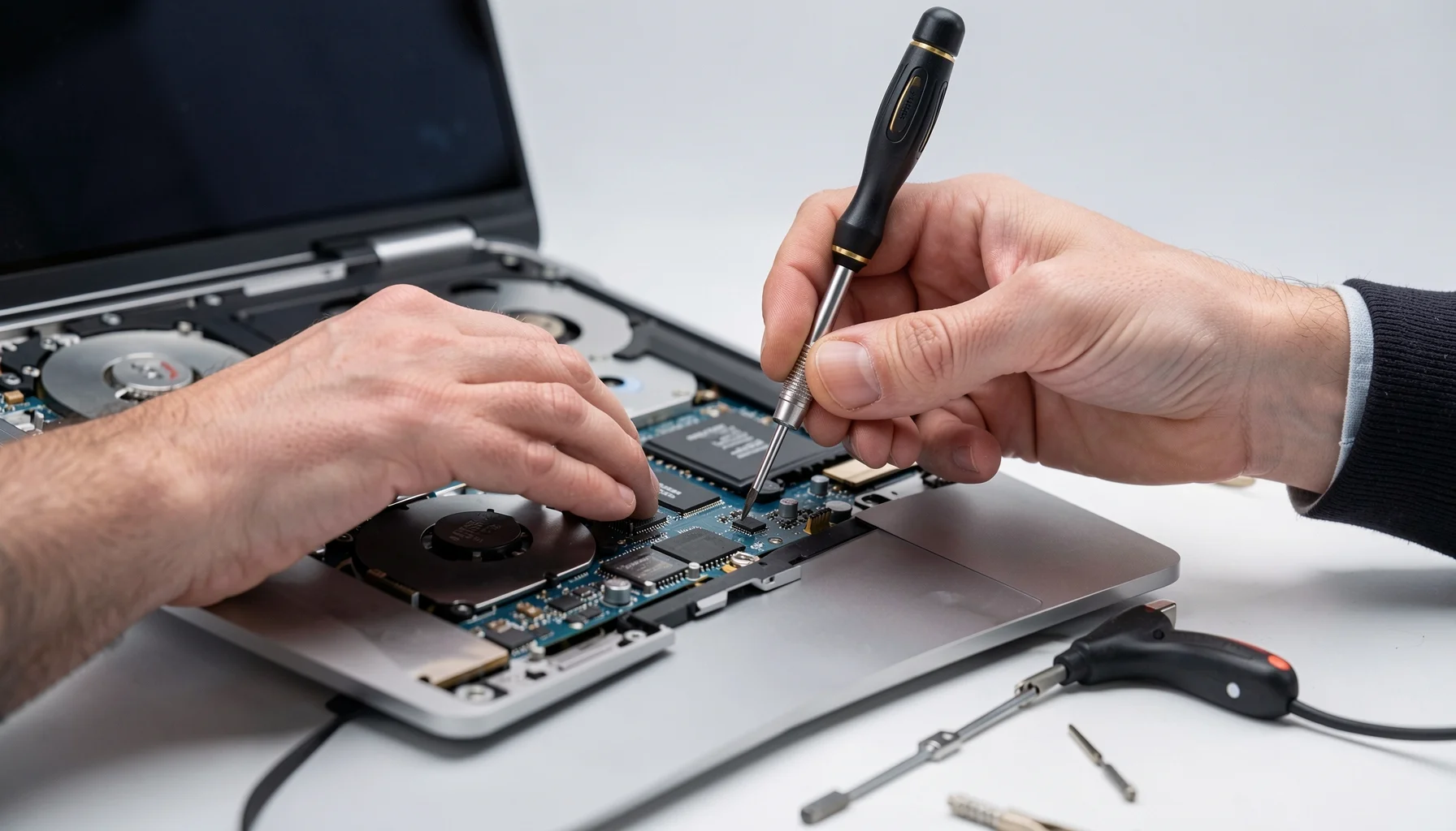 Thay pin MacBook Air tận nơi tại TP.HCM: Quy trình và bảo hành - 1. Thay pin MacBook Air tận nơi là gì và hoạt động ra sao?