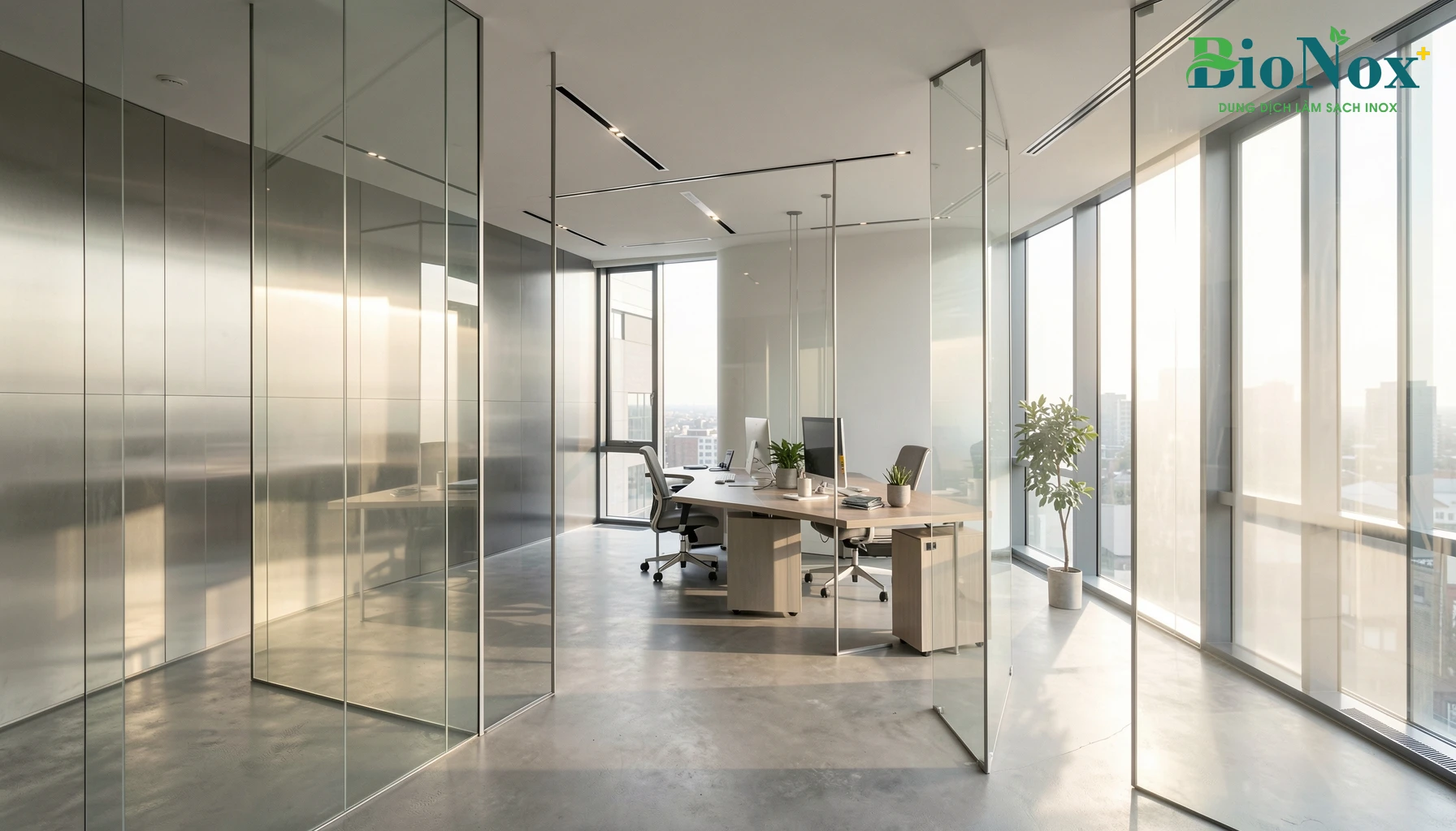 Hóa chất xử lý bề mặt inox Bionox: xu hướng xanh - Vì sao bảo dưỡng inox trở thành một phần của xu hướng tòa nhà xanh?