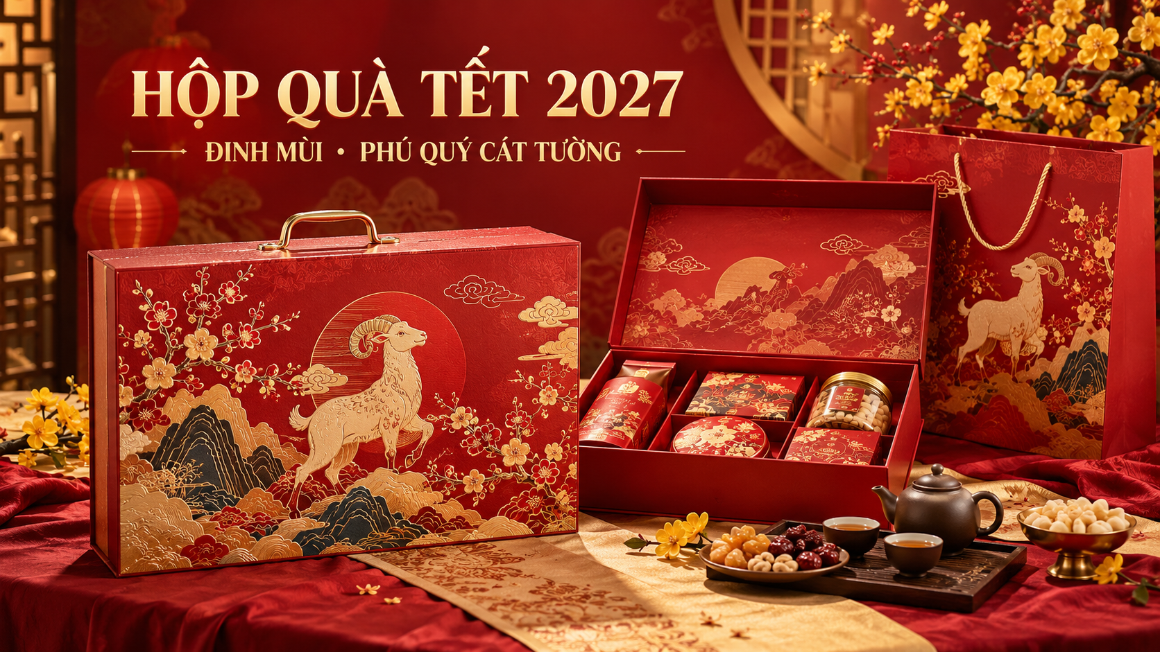 In hộp đựng quà Tết 2027 Đinh Mùi: chọn hộp đúng nhu cầu - Hộp quà Tết 2027 có gì đáng chú ý? In hộp đựng quà Tết 2027 Đinh Mùi: chọn hộp đúng nhu cầu - Hộp quà Tết 2027 có gì đáng chú ý?